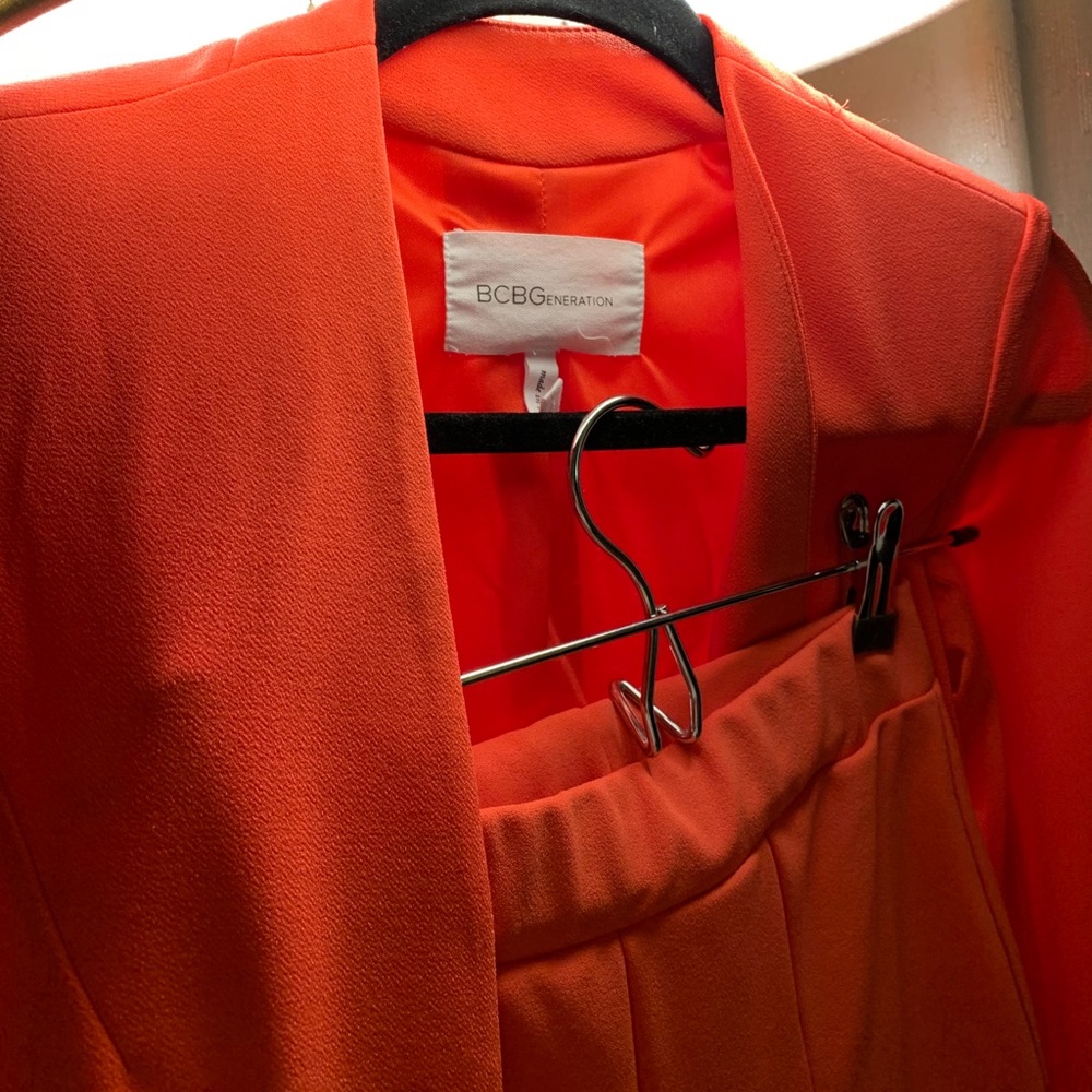 Bcbgeneration Tuxedo Blazer With Matching Pants - image 4